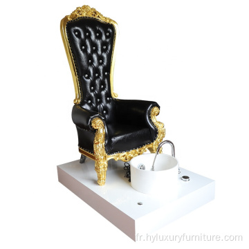 ensemble de chaise de pédicure spa fauteuil de trône de pédicure pour les ongles
